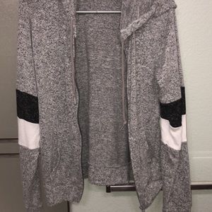 VICTORIA’s SECRET PINK- Charcoal Grey Zip Up Jacket